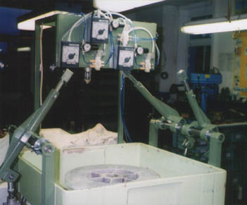 nstavba hladin - extension of grinder machine